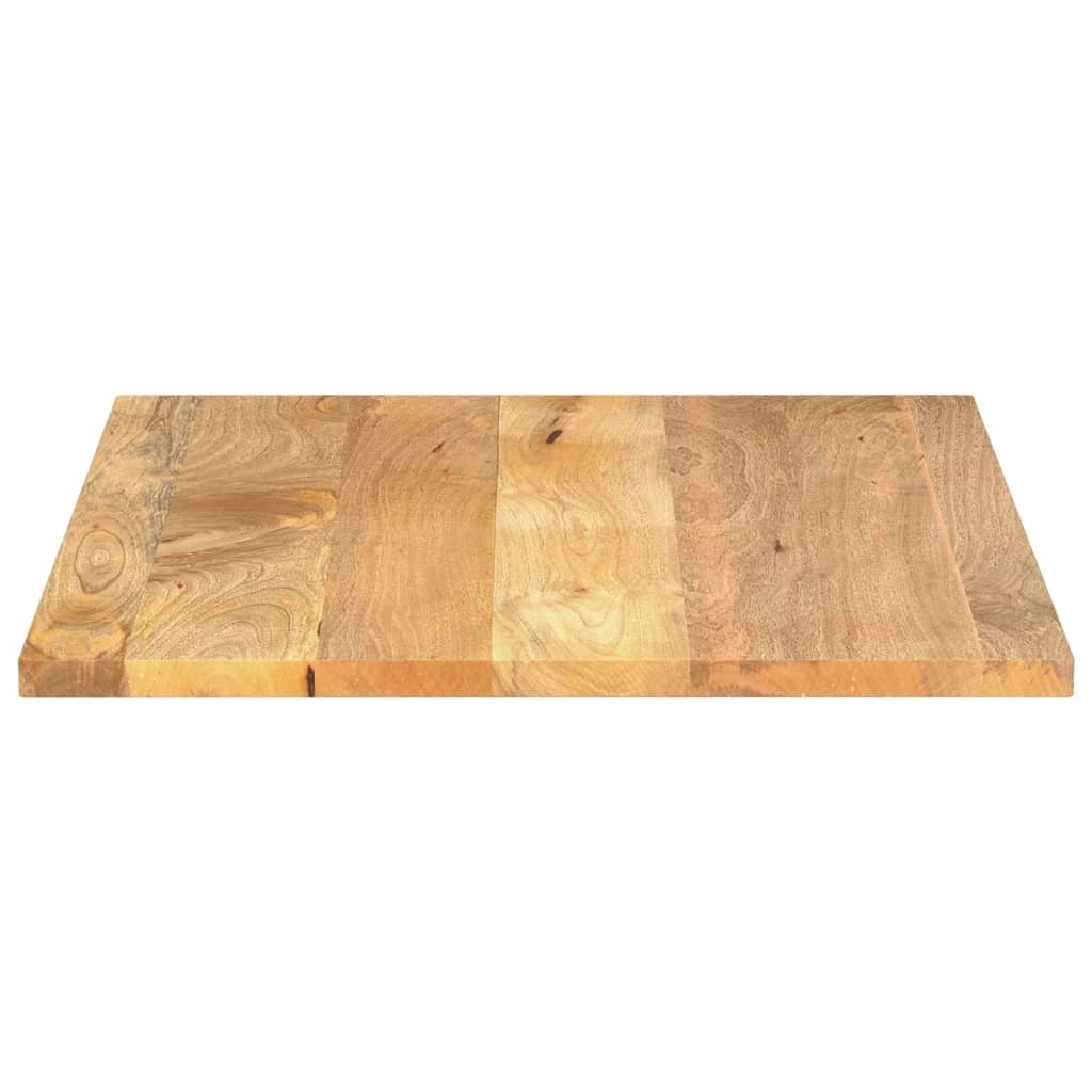 vidaXL Tischplatte 110x80x2,5 cm Rechteckig Massivholz Mango