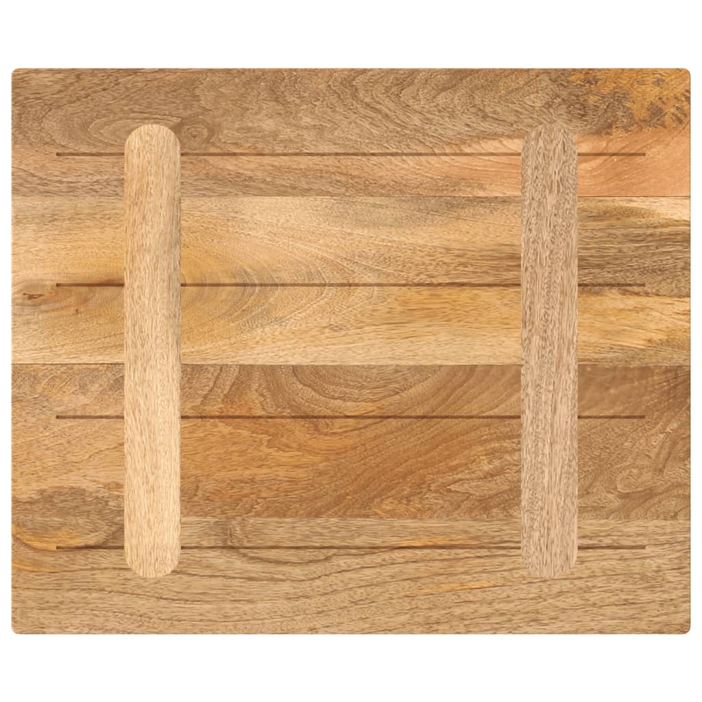 vidaXL Tischplatte 60x50x3,8 cm Rechteckig Massivholz Mango