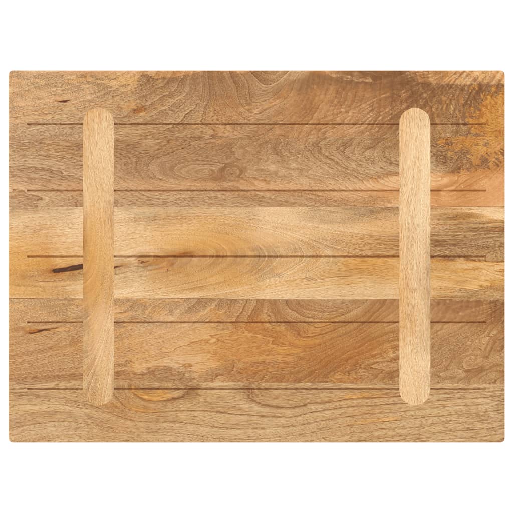 vidaXL Tischplatte 80x50x3,8 cm Rechteckig Massivholz Mango