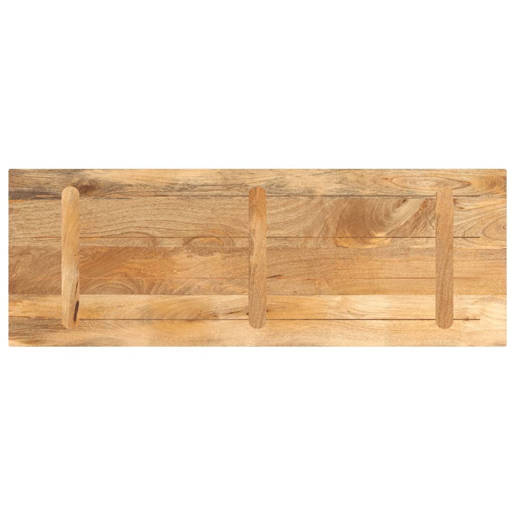vidaXL Tischplatte 140x50x3,8 cm Rechteckig Massivholz Mango