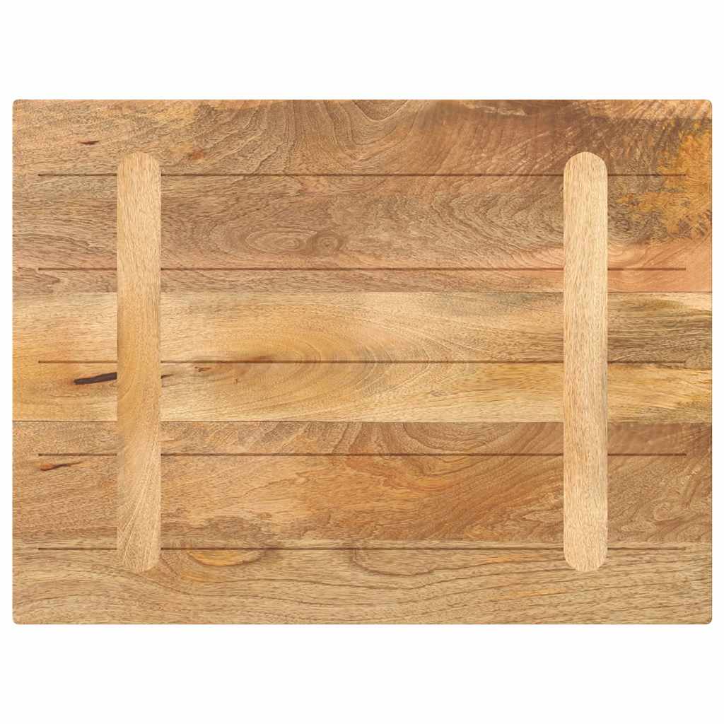 vidaXL Tischplatte 90x60x3,8 cm Rechteckig Massivholz Mango