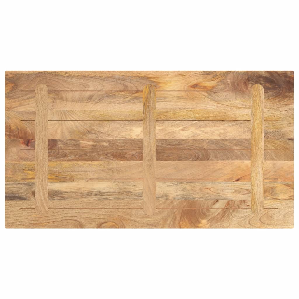 vidaXL Tischplatte 110x60x3,8 cm Rechteckig Massivholz Mango