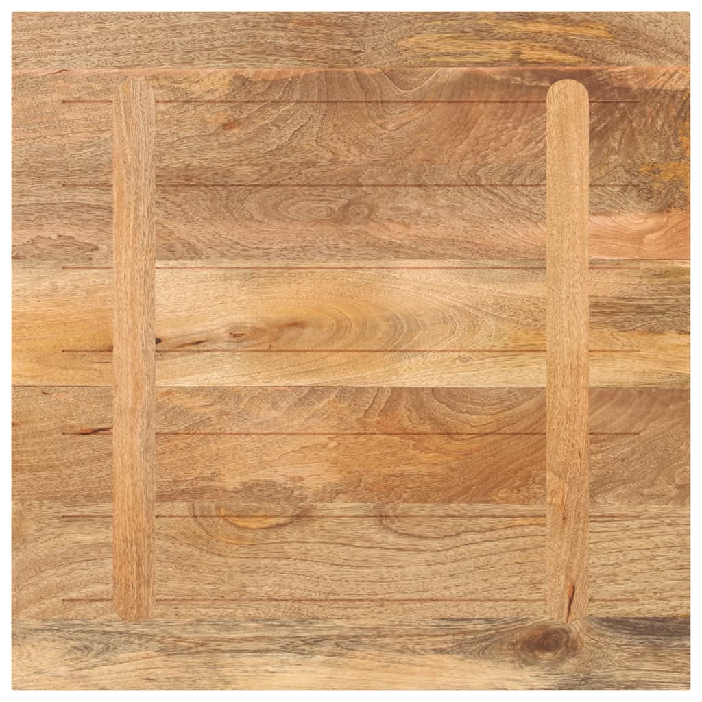 vidaXL Tischplatte 70x70x3,8 cm Quadratisch Massivholz Mango
