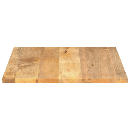 vidaXL Tischplatte 100x80x3,8 cm Rechteckig Massivholz Mango