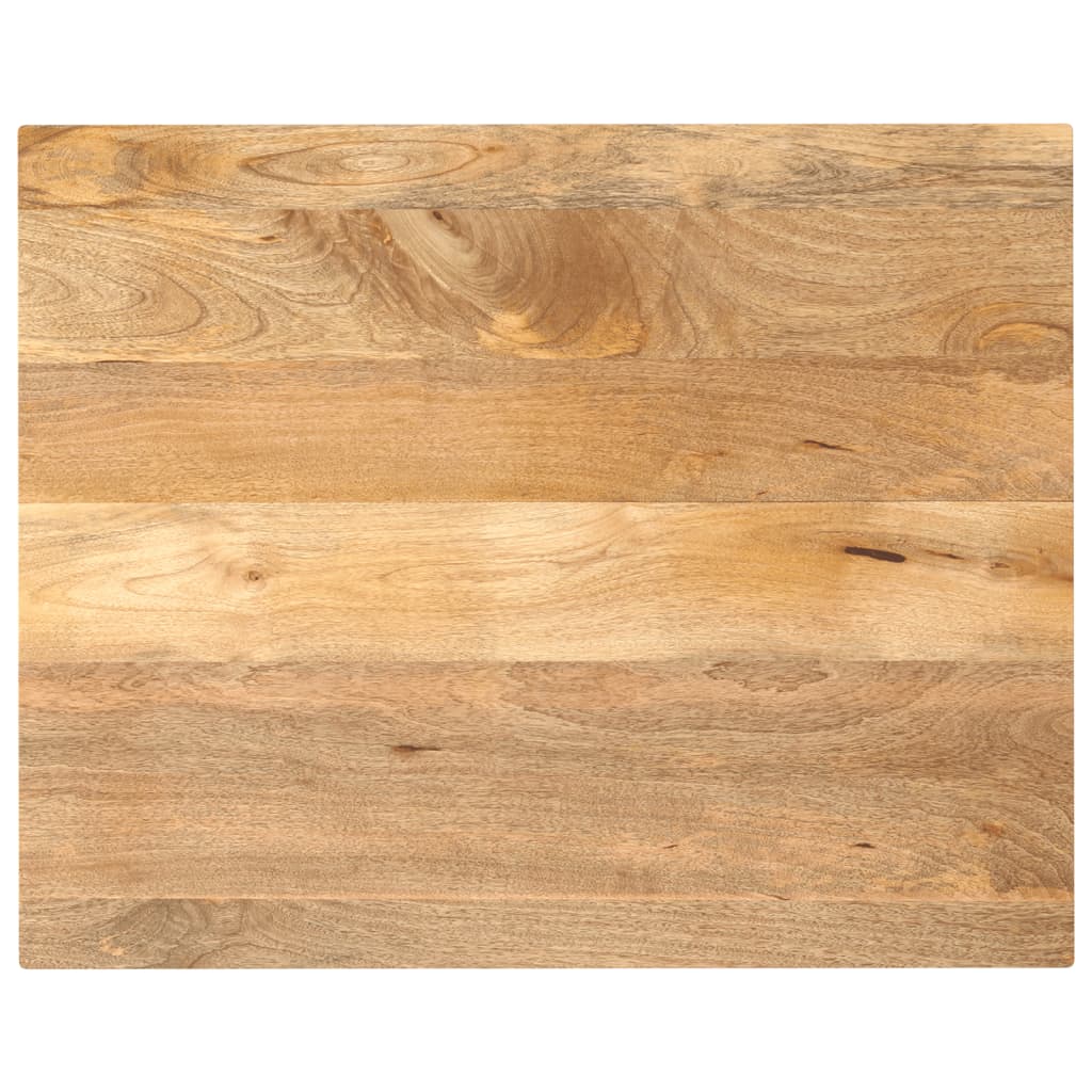 vidaXL Tischplatte 110x80x3,8 cm Rechteckig Massivholz Mango