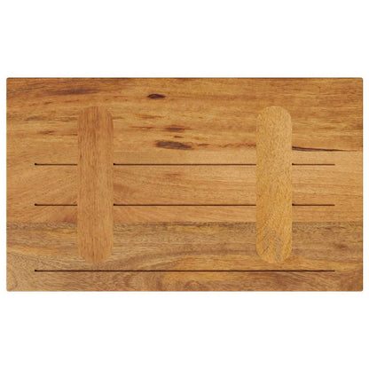 vidaXL Tischplatte 40x30x2,5 cm Rechteckig Massivholz Mango