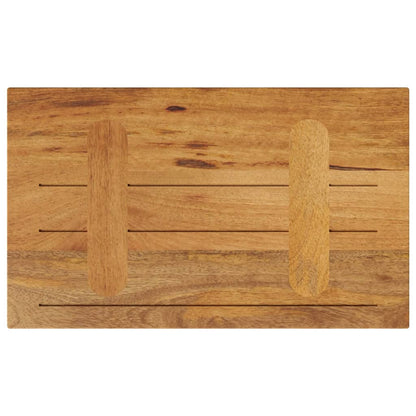 vidaXL Tischplatte 50x40x2,5 cm Rechteckig Massivholz Mango