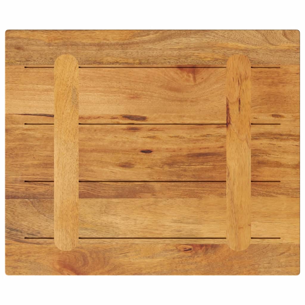 vidaXL Plateau de table 60x50x2,5 cm Rectangulaire Bois de manguier massif