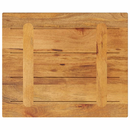 vidaXL Plateau de table 60x50x2,5 cm Rectangulaire Bois de manguier massif