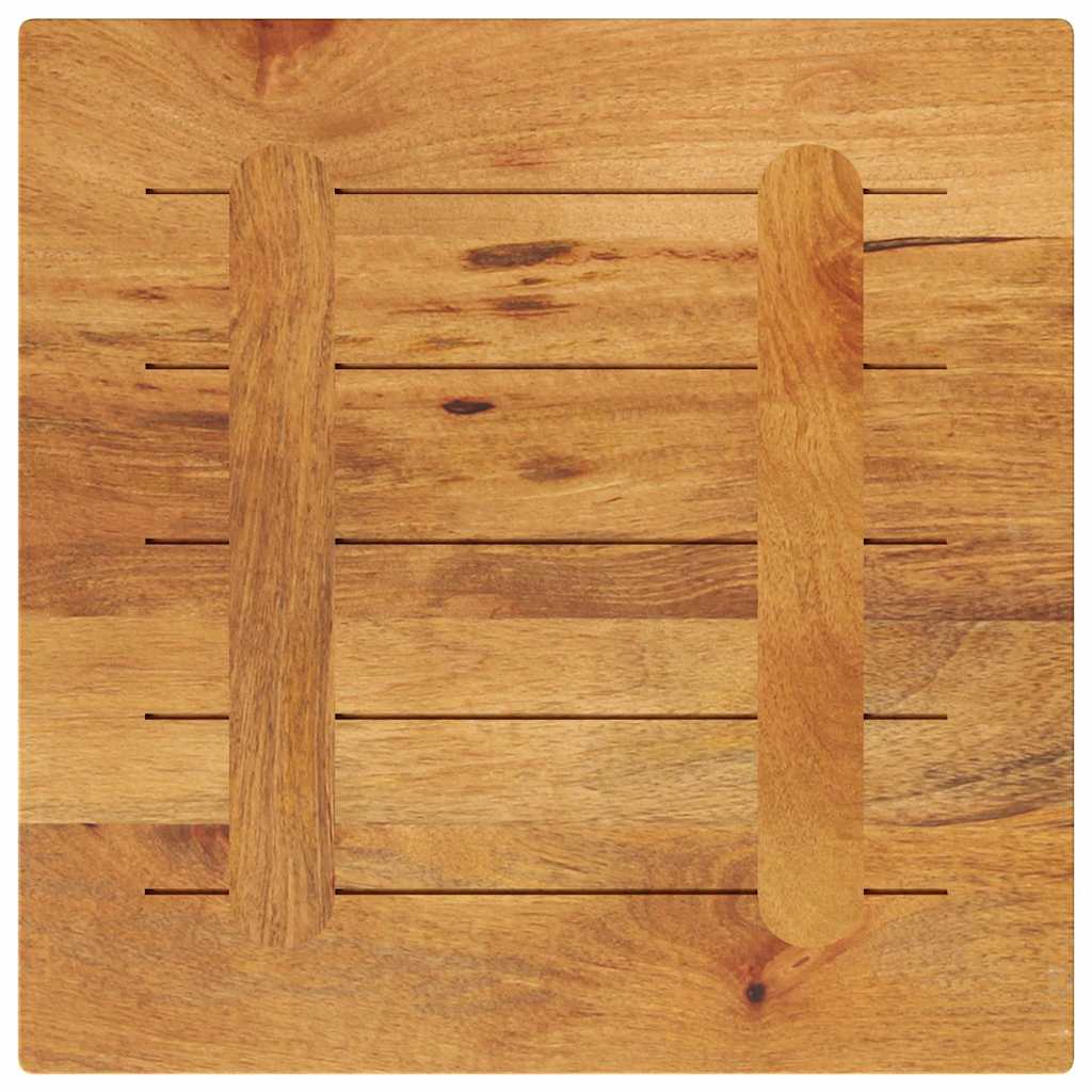vidaXL Plateau de table 60x60x2,5 cm Carré Bois de manguier massif