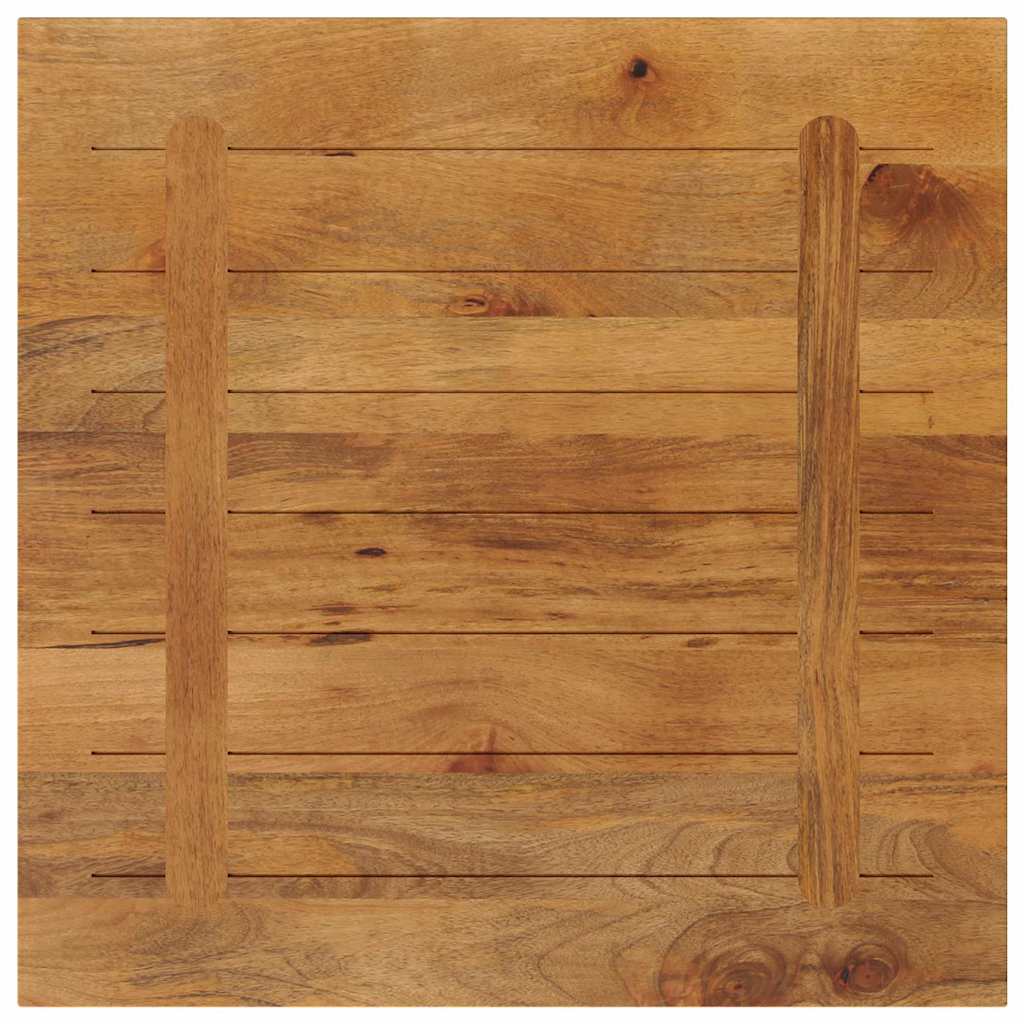 vidaXL Tischplatte 70x70x2,5 cm Quadratisch Massivholz Mango