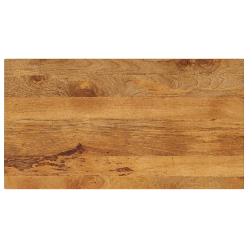 vidaXL Tischplatte 120x70x2,5 cm Rechteckig Massivholz Mango