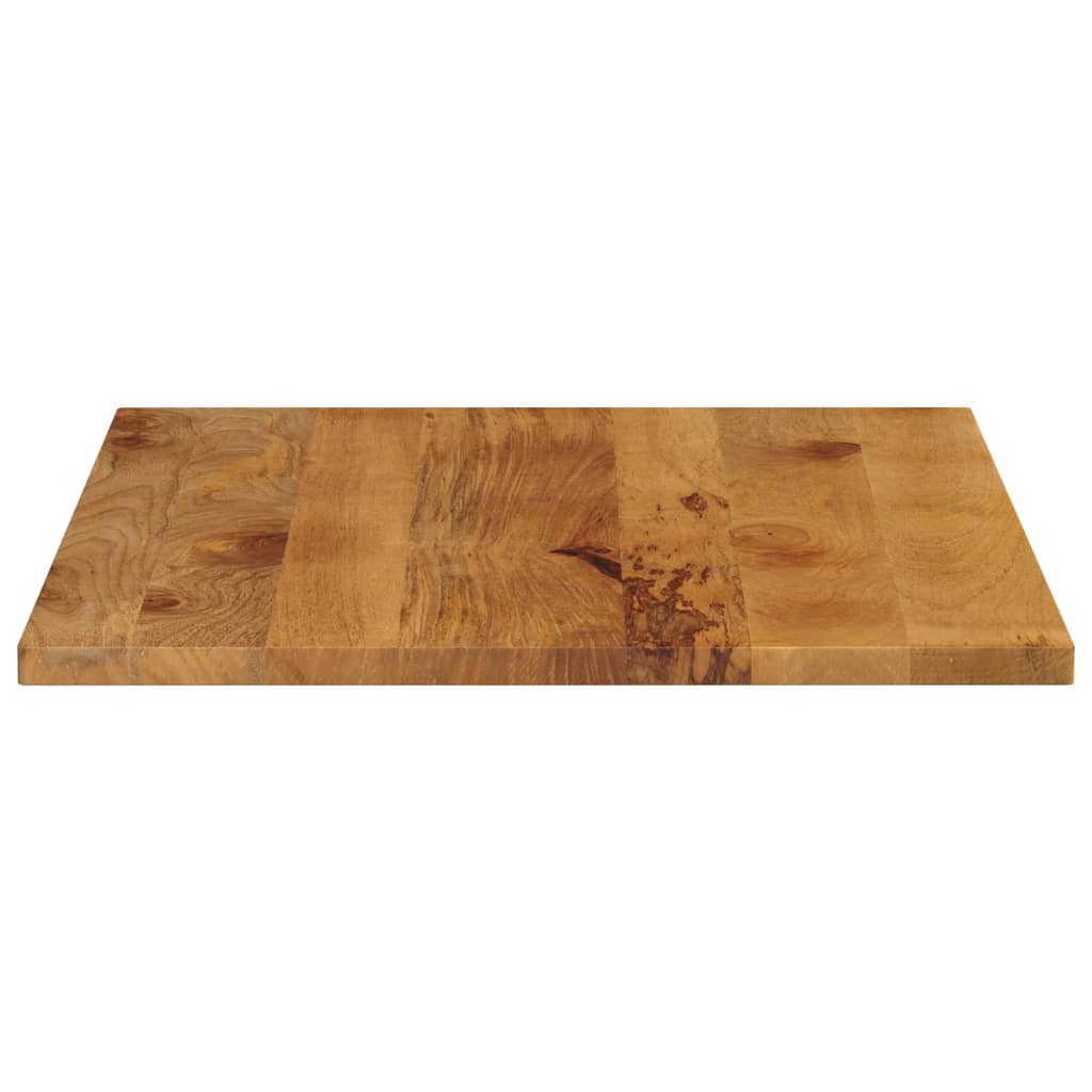 vidaXL Tischplatte 100x80x2,5 cm Rechteckig Massivholz Mango