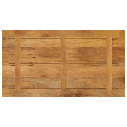 vidaXL Tischplatte 100x50x3,8 cm Rechteckig Massivholz Mango
