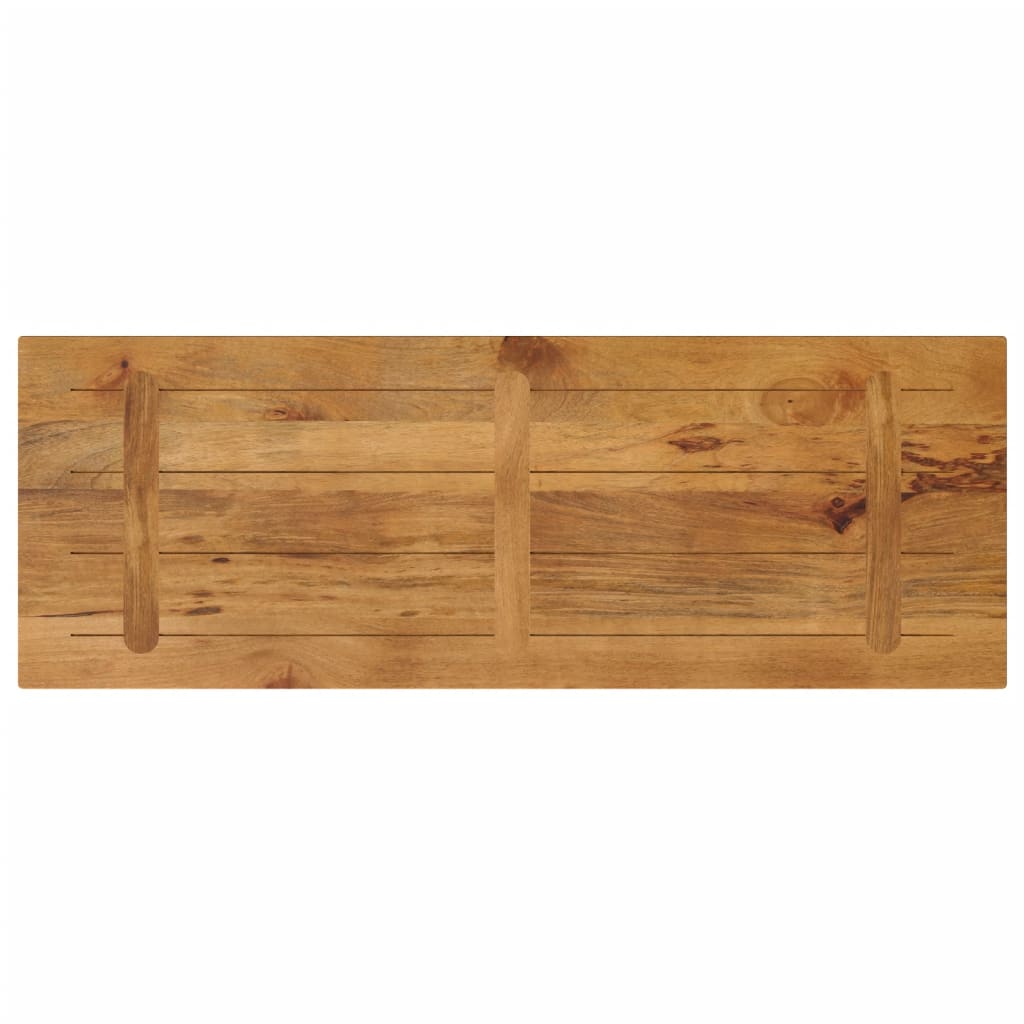 vidaXL Tischplatte 140x50x3,8 cm Rechteckig Massivholz Mango