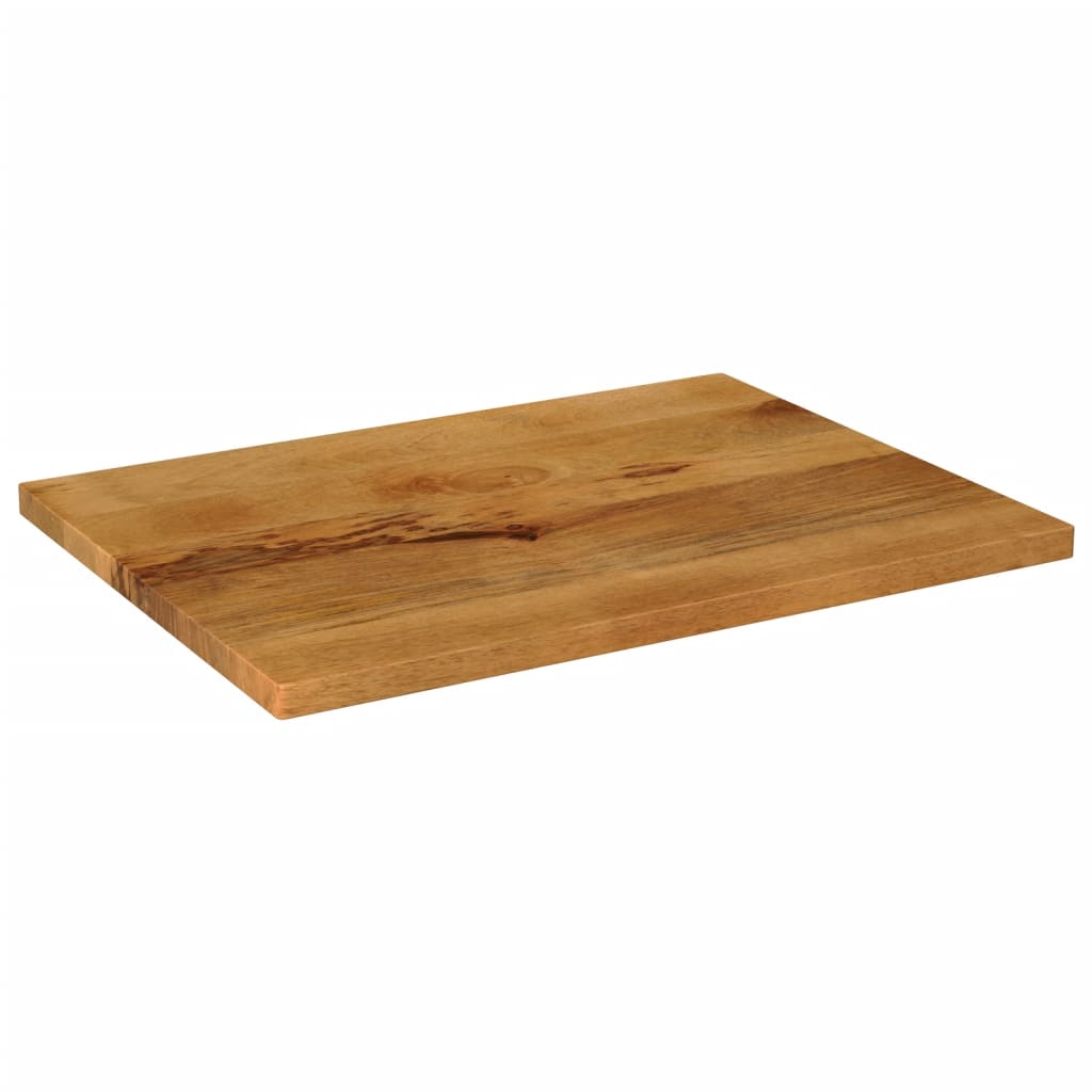vidaXL Tischplatte 80x70x3,8 cm Rechteckig Massivholz Mango