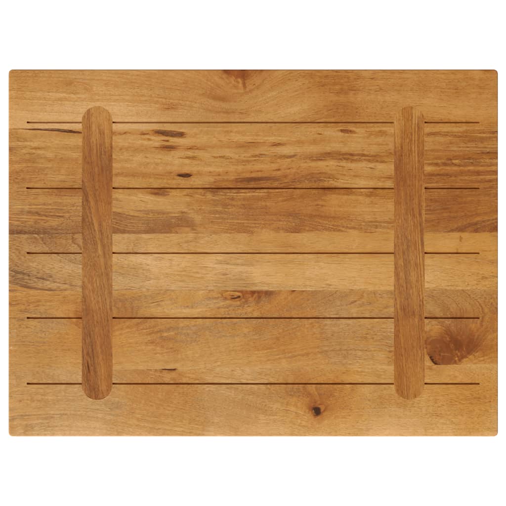 vidaXL Tischplatte 80x70x3,8 cm Rechteckig Massivholz Mango