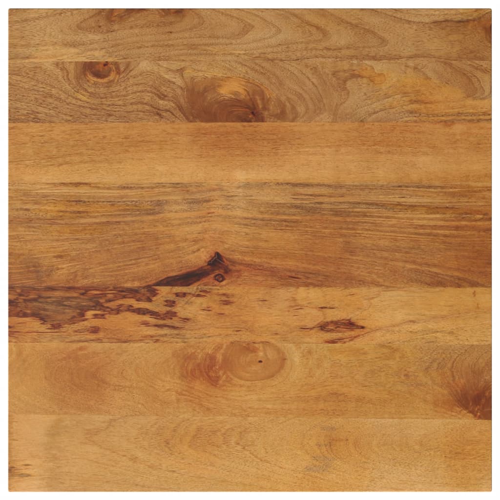 vidaXL Tischplatte 80x80x3,8 cm Quadratisch Massivholz Mango