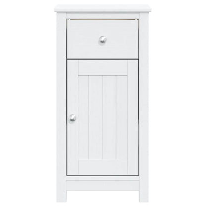 vidaXL Badschrank BERG Weiß 40x34x80 cm Massivholz Kiefer