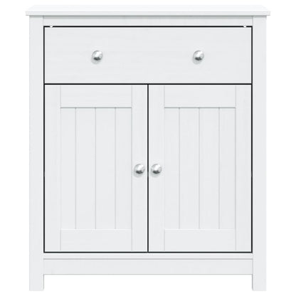 vidaXL Badschrank BERG Weiß 69,5x34x80 cm Massivholz Kiefer