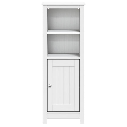 vidaXL Badschrank BERG Weiß 40x34x110 cm Massivholz Kiefer