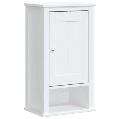 vidaXL Bad-Wandschrank BERG Weiß 40x27x71,5 cm Massivholz Kiefer