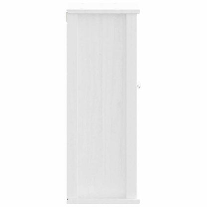 vidaXL Bad-Wandschrank BERG Weiß 40x27x71,5 cm Massivholz Kiefer