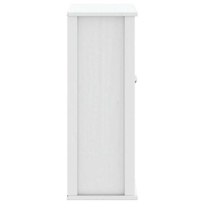 vidaXL Bad-Wandschrank BERG Weiß 69,5x27x71,5 cm Massivholz