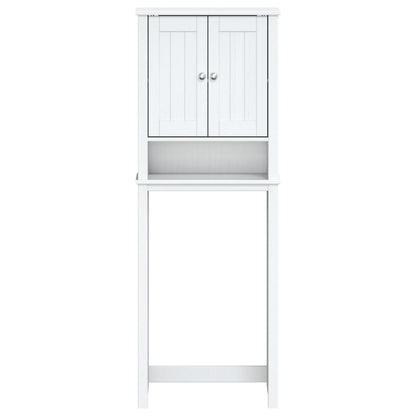 vidaXL Toilettenschrank BERG Weiß 60x27x164,5 cm Massivholz