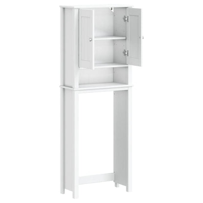 vidaXL Toilettenschrank BERG Weiß 60x27x164,5 cm Massivholz