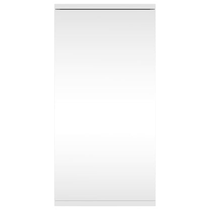 vidaXL Eck-Spiegelschrank Weiß 30x24x60 cm