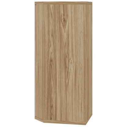 vidaXL Eck-Spiegelschrank Eichen-Optik 30x24x60 cm