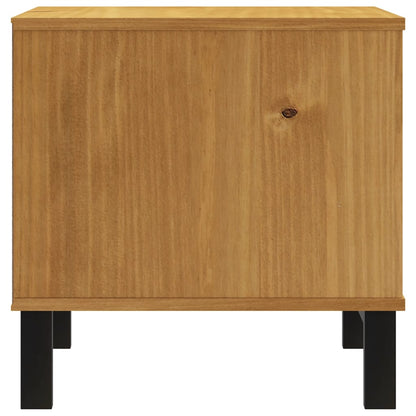 vidaXL Table d'appoint FLAM 50x50x50 cm Bois de pin massif
