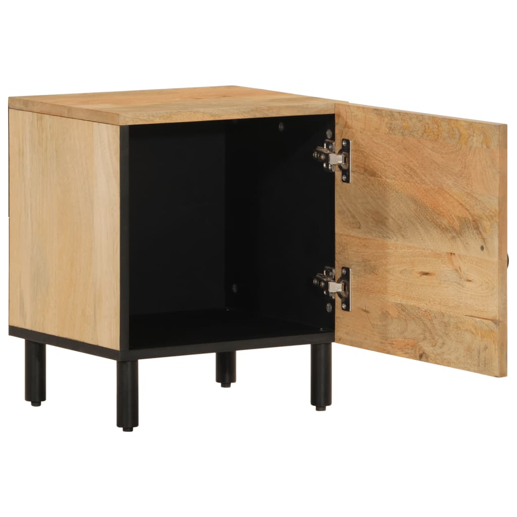 vidaXL Nachttisch 40x33x46 cm Massivholz Mango