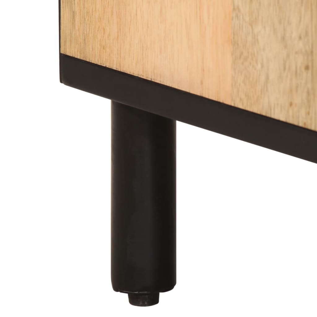 vidaXL Nachttisch 40x33x46 cm Massivholz Mango