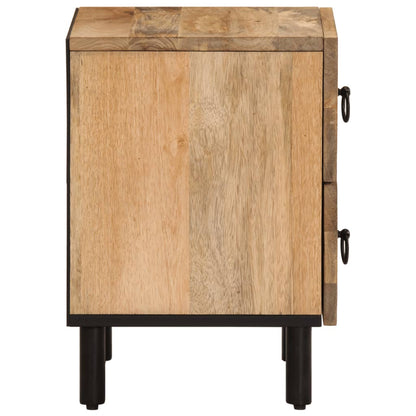 vidaXL Nachttische 2 Stk. 40x33x46 cm Massivholz Mango