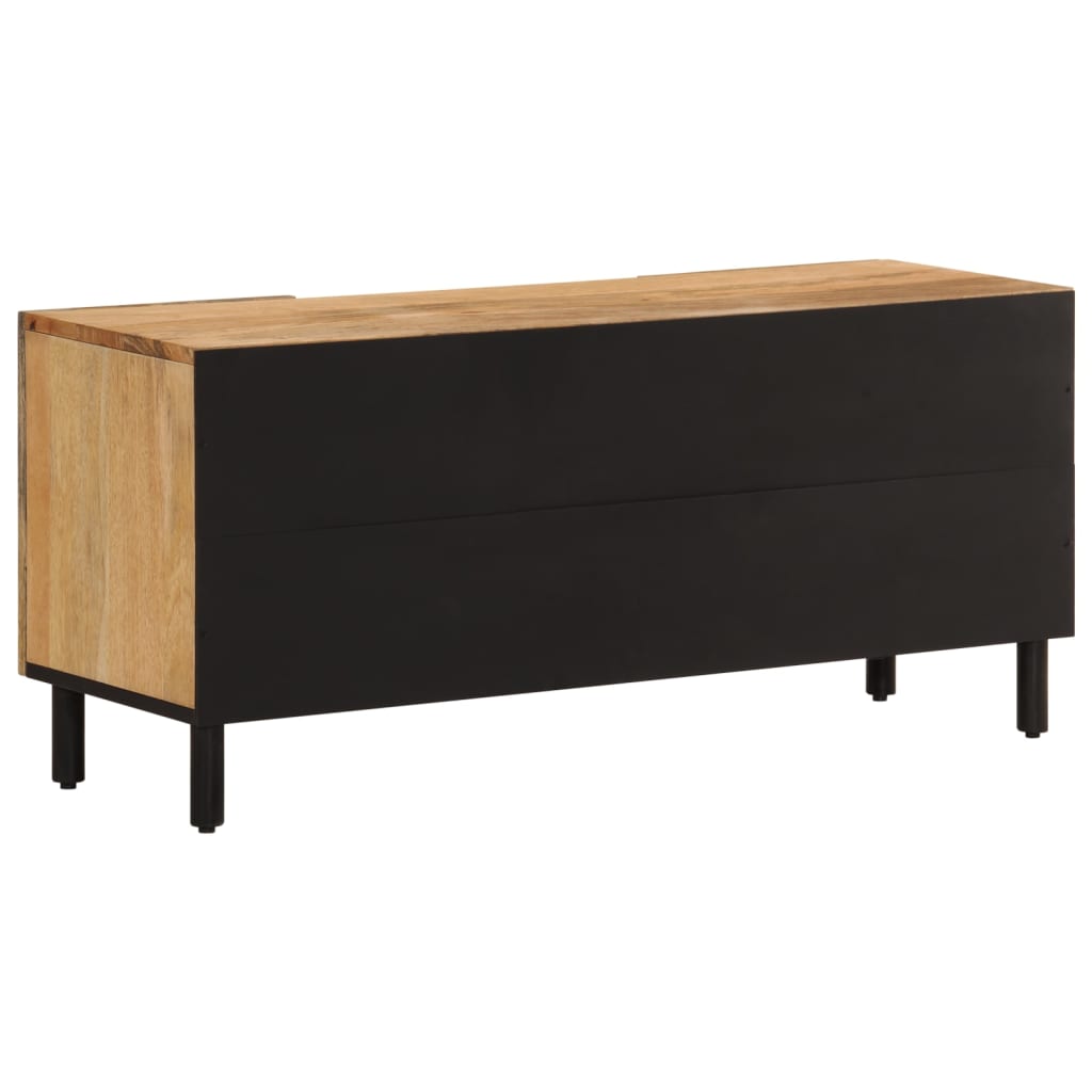 vidaXL Meuble TV 105x33x46 cm Bois de manguier massif