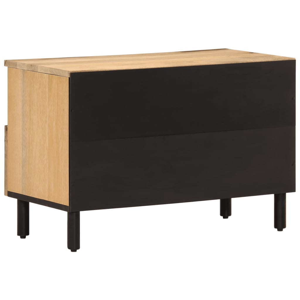 Meuble TV vidaXL 70x33x46 cm Bois de manguier massif