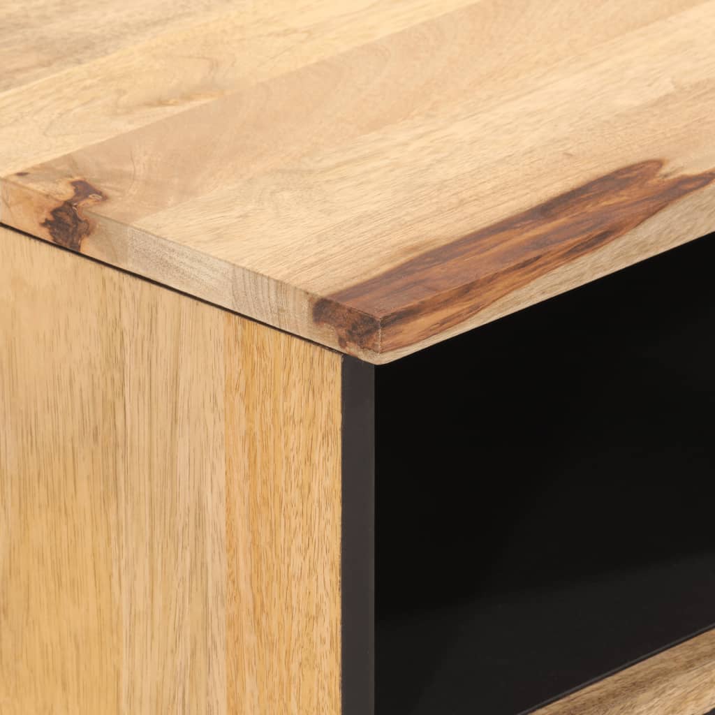 Meuble TV vidaXL 70x33x46 cm Bois de manguier massif