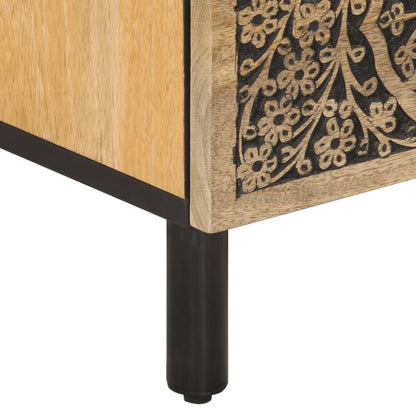 Meuble TV vidaXL 70x33x46 cm Bois de manguier massif