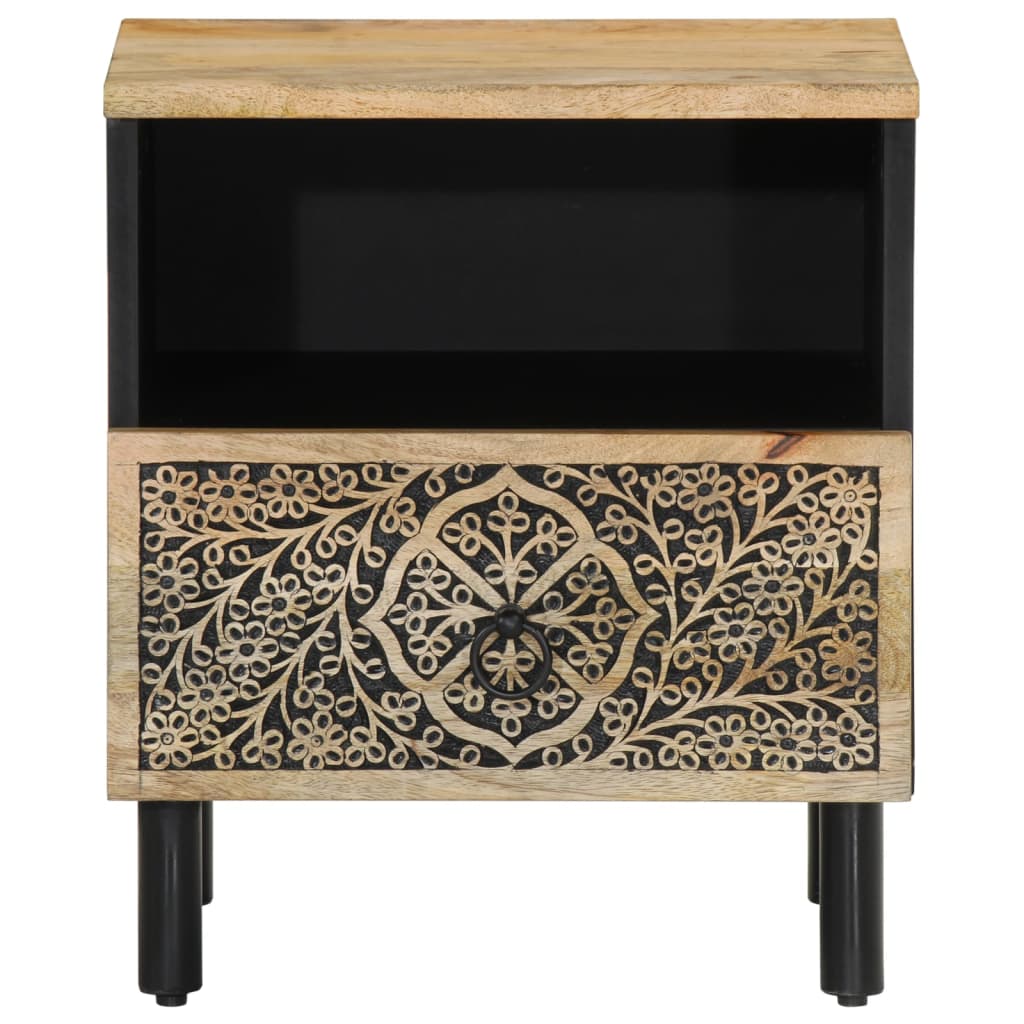 vidaXL Nachttische 2 Stk. 40x33x46 cm Massivholz Mango