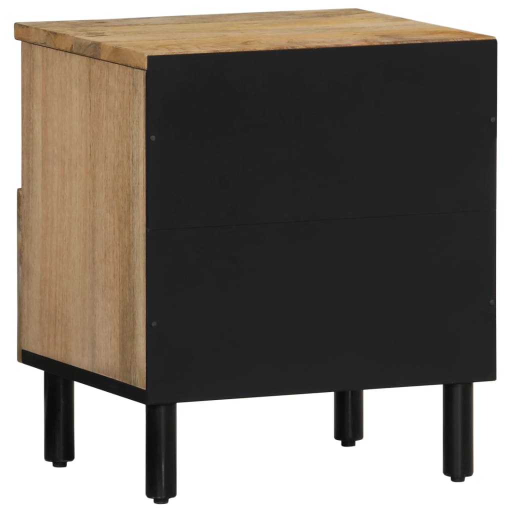 vidaXL Nachttische 2 Stk. 40x33x46 cm Massivholz Mango