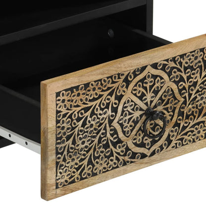 vidaXL Nachttische 2 Stk. 40x33x46 cm Massivholz Mango