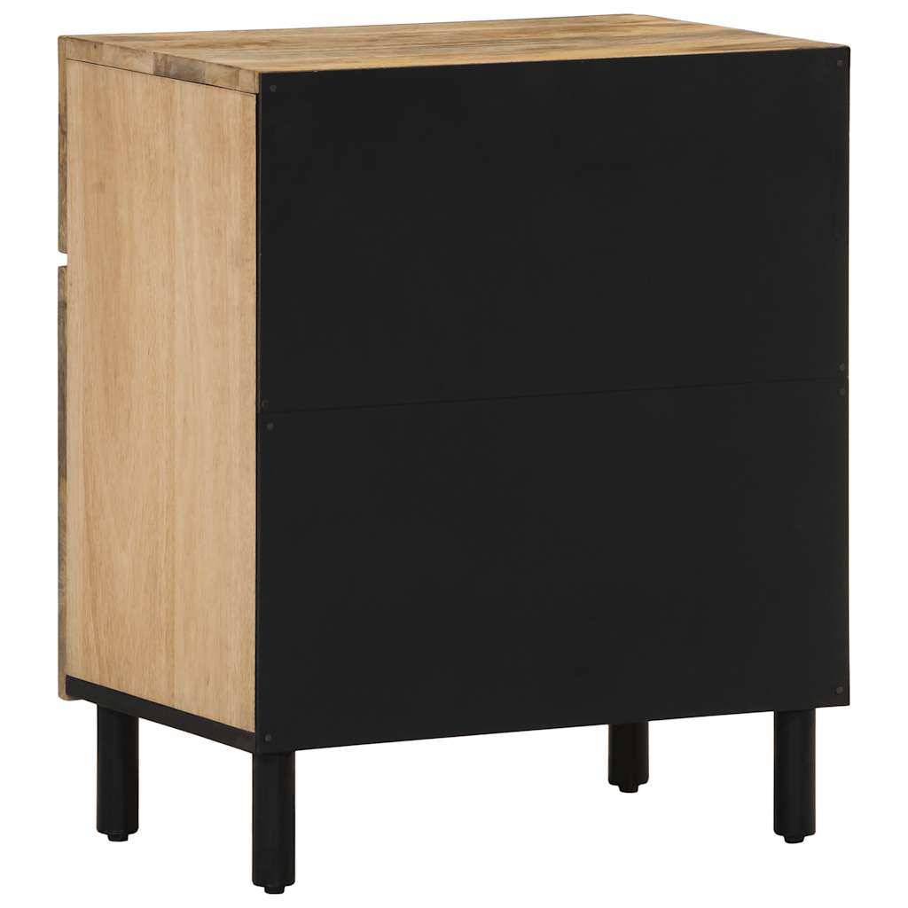vidaXL Table de chevet 50x33x60 cm Bois de manguier massif