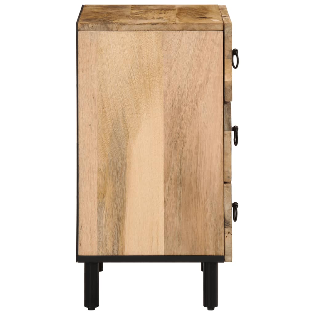 vidaXL Nachttisch 50x33x60 cm Massivholz Mango