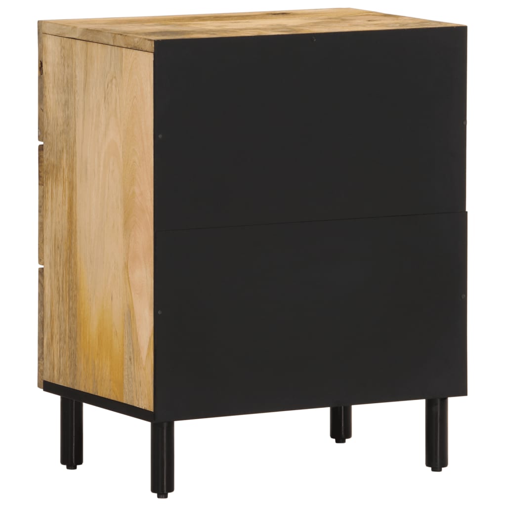 vidaXL Nachttisch 50x33x60 cm Massivholz Mango