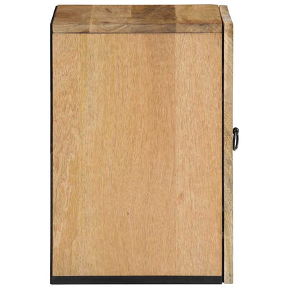 vidaXL Bad-Wandschrank 38x33x48 cm Massivholz Mango