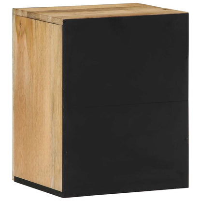vidaXL Bad-Wandschrank 38x33x48 cm Massivholz Mango