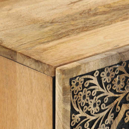 vidaXL Bad-Wandschrank 38x33x48 cm Massivholz Mango