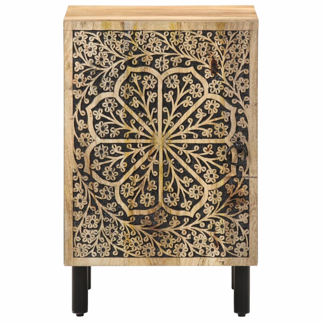 vidaXL Badschrank 38x33x58 cm Massivholz Mango